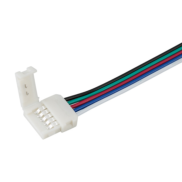 Коннектор выводной FIX-RGBW-12mm-150mm-X2 (5-pin) (Arlight, -) Lednikoff