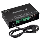 Контроллер HX-SPI-DMX-SL-4P (4096 pix, 220V, TCP/IP, add, ArtNet) (Arlight, IP20 Металл, 2 года) Lednikoff
