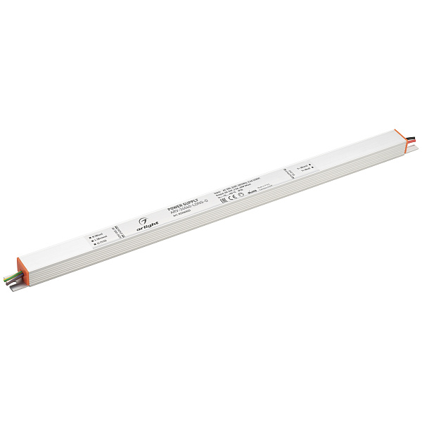 Блок питания ARV-24060-LONG-D (24V, 2.5A, 60W) (Arlight, IP20 Металл, 3 года) Lednikoff