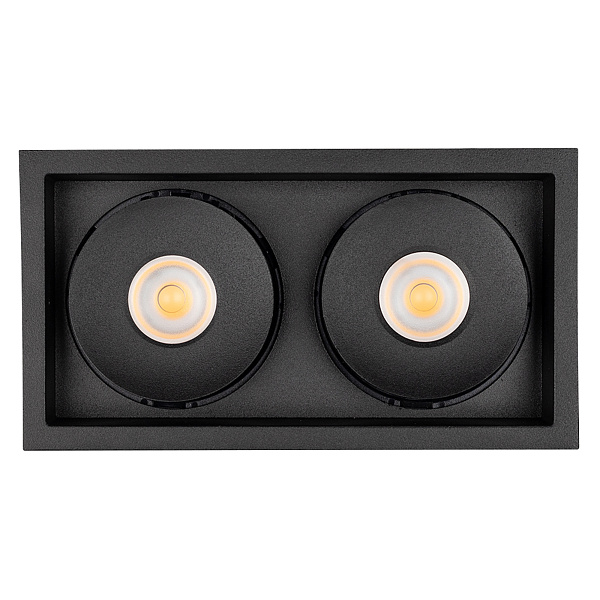 Светильник CL-SIMPLE-S148x80-2x9W Day4000 (BK, 45 deg) (Arlight, IP20 Металл, 3 года) Lednikoff