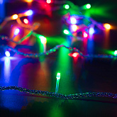 Светодиодная гирлянда ARD-STRING-HOME-5000-CLEAR-50LED-LIVE RGB (230V, 3.5W) (Ardecoled, IP20, 1 год)