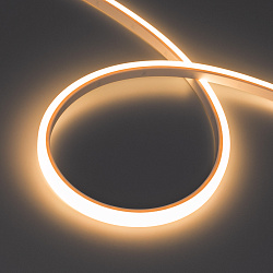 Светодиодная лента герметичная WAVE-TOP-PU-A144-10x10mm 24V Warm2700 (5 W/m, IP68, 3m, wire x1) (Arlight, Вывод боковой, 3 года)