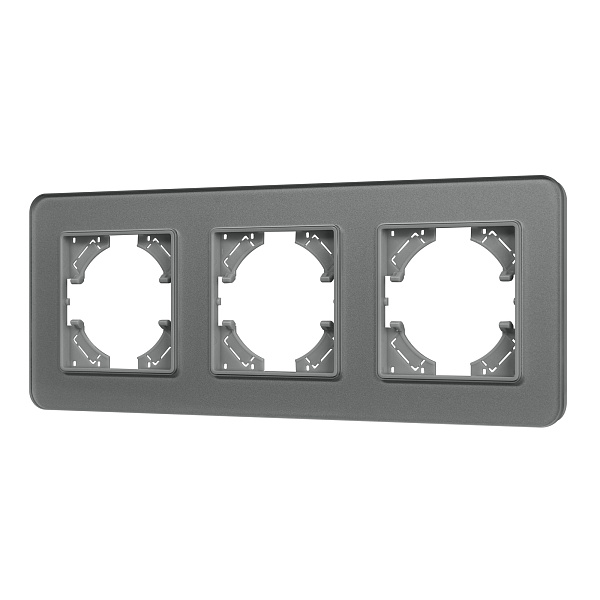 Рамка стеклянная FRM-OMALI-GS-3-GR (Arlight, -) Lednikoff