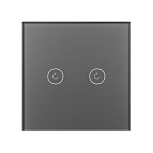 Выключатель сенсорный SWT-OMALI-S02-ZB-GR (250V, 10A, Zigbee) (Arlight, Стекло) Lednikoff