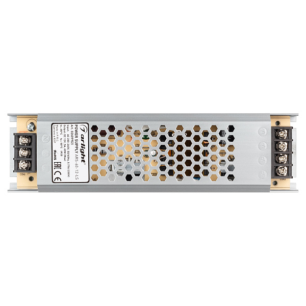 Блок питания ARS-60-12-LS (12V, 5A, 60W) (Arlight, IP20 Сетка, 2 года) Lednikoff