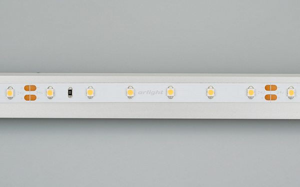 Светодиодная лента RT 2-5000 24V Warm2700 (3528, 300 LED, CRI98) (Arlight, 4.8 Вт/м, IP20) Lednikoff