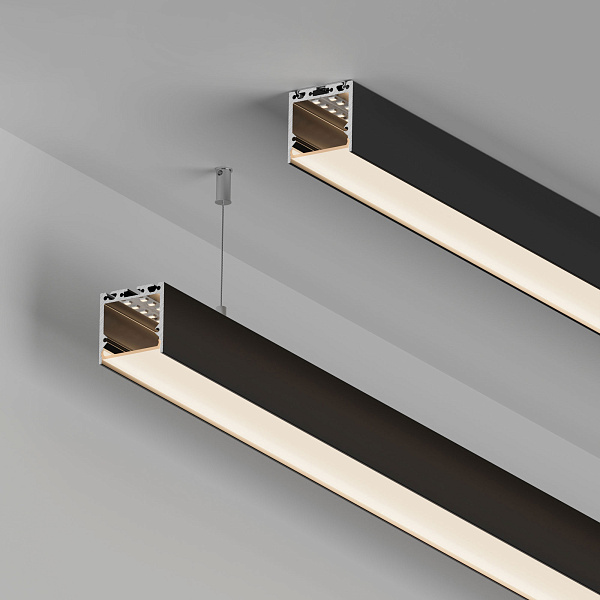Профиль SL-LINE-3535-3000 BLACK (BY) (Arlight, Алюминий) Lednikoff