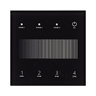 INTELLIGENT ARLIGHT Сенсорная панель SMART-DALI-301-11-4G-3SC-DT6 Черная (230V, встраиваемая, 2.4G) (IARL, IP20 Пластик, 5 лет) Lednikoff