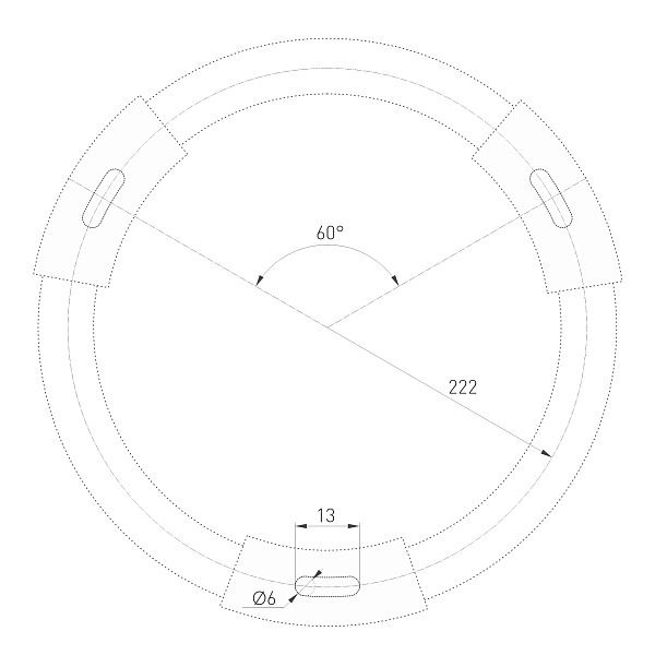 Светильник IM-RONDO-EMERGENCY-3H-R500-54W Warm3000 (WH, 120 deg, 230V) (Arlight, IP40 Металл, 2 года) Lednikoff