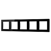Рамка стеклянная FRM-GLARE-GS-5-BK (Arlight, -)