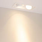 Светильник MS-VORTEX-BUILT-S250x140-2x30W Warm3000 (WH-WH, 17 deg, 230V) (Arlight, IP20 Металл, 5 лет) Lednikoff
