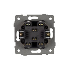 Механизм выключателя двухклавишный проходной SWT-MKP2-PL-GR-V (250V, 10A) (Arlight, -) Lednikoff