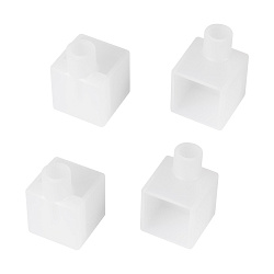 Заглушка WPH-FLEX-1616-90 WHITE с отверстием  (Arlight, Силикон)