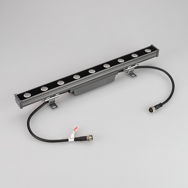 Светодиодный прожектор AR-LINE-500S-9W-220V Warm (Grey, 30 deg) (Arlight, IP65 Металл, 3 года) Lednikoff