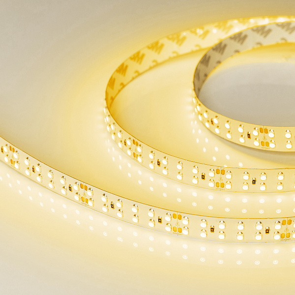 Светодиодная лента RT 2-5000 24V Yellow 2x2 (3528, 1200 LED, LUX) (Arlight, 19.2 Вт/м, IP20) Lednikoff