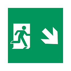 Пиктограмма EMGP-MARK-MA-RDOWN (Человек, Вниз-Вправо) (Arlight, Пластик)