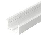 Профиль с экраном SL-LINIA62-F-2500 WHITE+OPAL (Arlight, Алюминий) Lednikoff