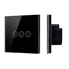 Выключатель сенсорный SWT-OMALI-S03-ZB-BK (250V, 10A, Zigbee) (Arlight, Стекло) Lednikoff