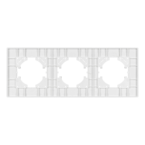 Рамка пластиковая FRM-PERIO-PL-3-WH (Arlight, -) Lednikoff