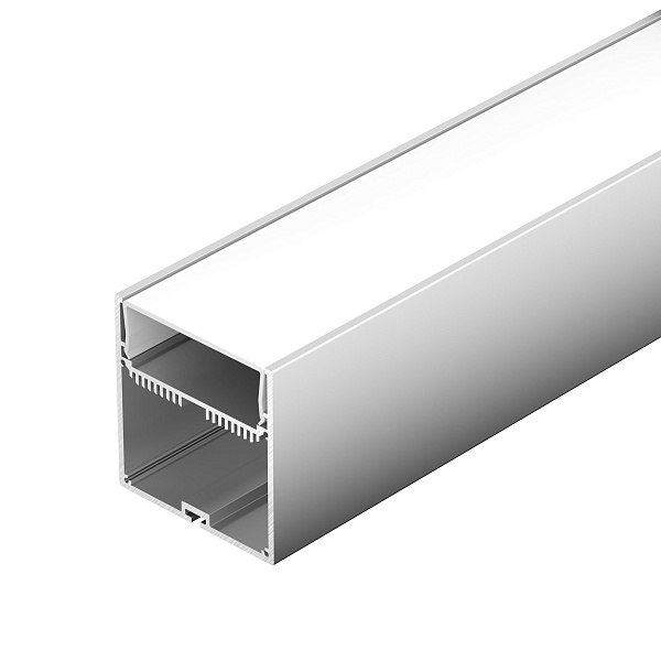 Профиль с экраном SL-LINE-7477-2500 ANOD+OPAL (Arlight, Алюминий) Lednikoff