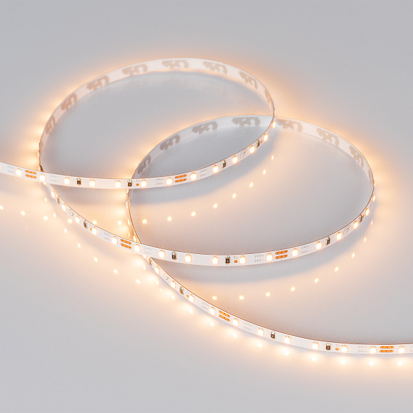 Светодиодная лента MICROLED-M120-4mm 24V Warm2700 (9.6 W/m, IP20, 2216, 5m) (Arlight, 9.6 Вт/м, IP20) Lednikoff