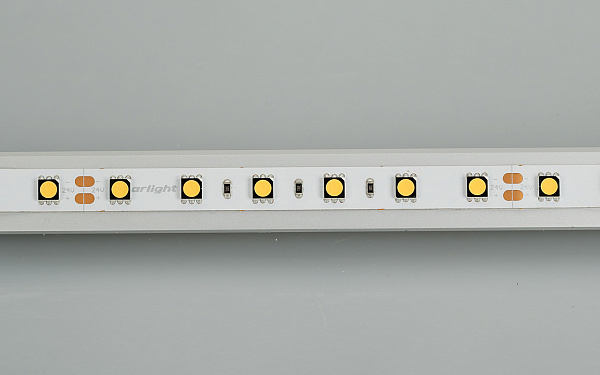 Светодиодная лента RT 2-5000 24V Day4000 2x(5060, 300 LED, CRI98) (Arlight, 14.4 Вт/м, IP20) Lednikoff