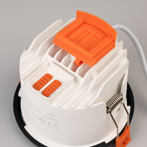 Светильник MS-ALORA-BUILT-R106-9W Day4000-MIX (BK, 60 deg, TRIAC) (Arlight, IP54 Пластик, 3 года) Lednikoff