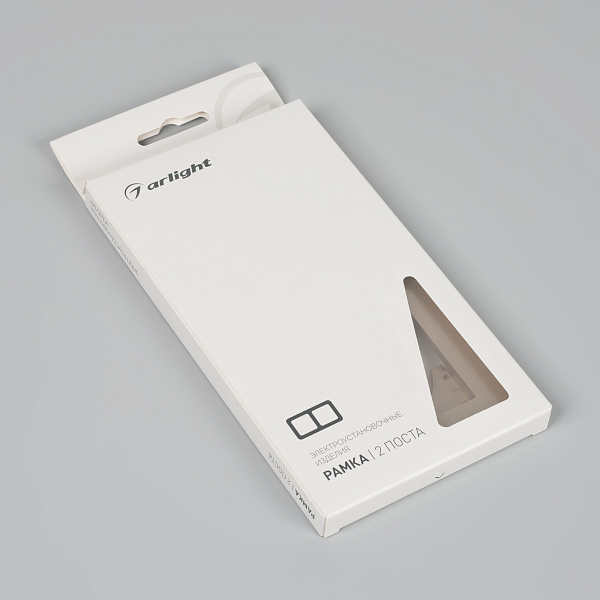 Рамка пластиковая FRM-PERIO-PL-2-GD (Arlight, -) Lednikoff