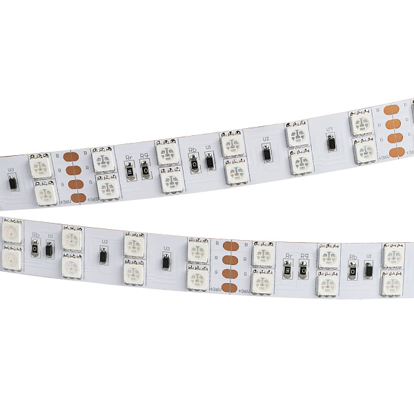 Светодиодная лента RT 2-5000 36V RGB 2X2 (5060, 600 LED, LUX) (Arlight, 26 Вт/м, IP20) Lednikoff