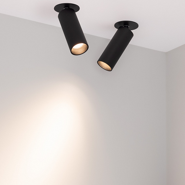 Светильник SP-NUANCE-BUILT-FLAP-R35-7W Warm3000 (BK, 36 deg, 230V) (Arlight, IP40 Металл, 5 лет) Lednikoff