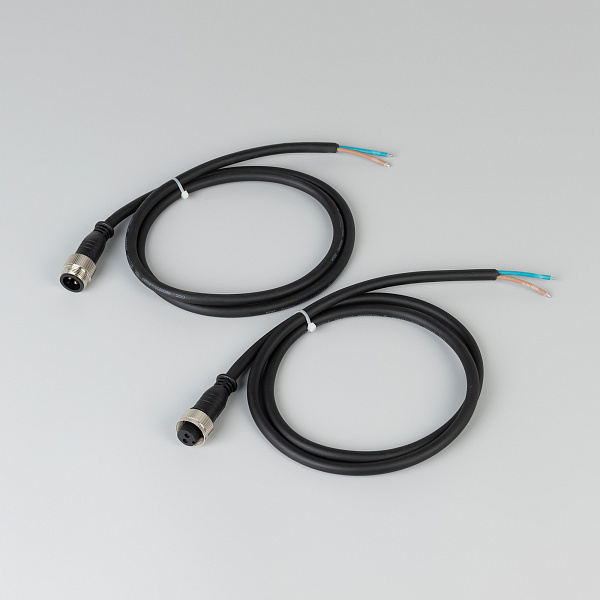 Коннектор питания ARL-LINE-1000-2pin (24-48V) (Arlight, IP67 Пластик, 3 года) Lednikoff