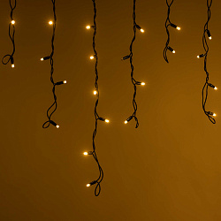 Светодиодная гирлянда ARD-EDGE-PRO-4000x600-BLACK-128LED-MILK-FLASH Warm/Warm (230V, 8W) (Ardecoled, IP65)