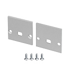 Заглушка LINE-2525 с отверстием (Arlight, Алюминий) Lednikoff