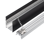 Профиль LINE-5075-HONEYCOMB-2000 BLACK (Arlight, Алюминий) Lednikoff