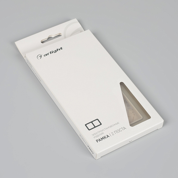 Рамка стеклянная FRM-OMALI-SFGS-2-GD (Arlight, -) Lednikoff