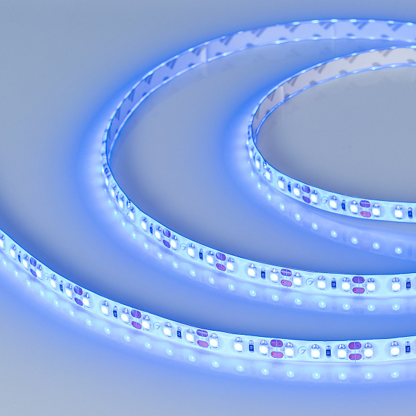 Светодиодная лента герметичная RTW-SE-A120-8mm 12V Blue (9.6 W/m, IP65, 2835, 5m) (Arlight, 9.6 Вт/м, IP65) Lednikoff