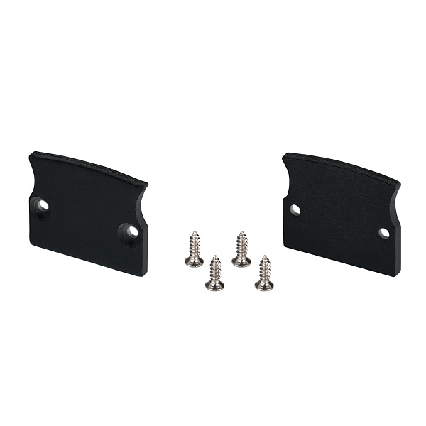 Заглушка СEIL-S14-SHADOW FLAT BLACK глухая (Arlight, Металл) Lednikoff