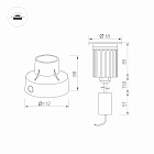 Светильник LTD-GROUND-XL-R65-6W Warm3000 (SL, 15 deg, 230V) (Arlight, IP67 Металл, 3 года) Lednikoff
