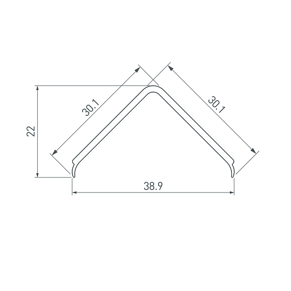 Экран матовый KLUS-P45-2000 Square OPAL (Arlight, Пластик) Lednikoff