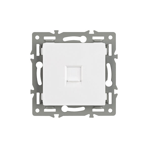 Механизм компьютерной розетки SCT-MPC1-PL-WH (RJ-45, CAT6) (Arlight, -) Lednikoff