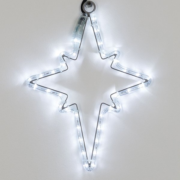 Фигура cветодиодная ARD-STAR-M3-380x250-36LED White (230V, 2.5W) (Ardecoled, IP65) Lednikoff