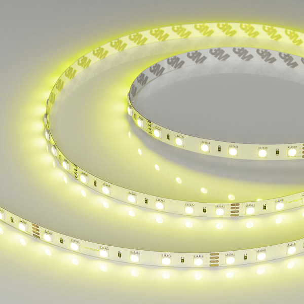 Светодиодная лента RT-B60-10mm 24V RGB (14.4 W/m, IP20, 5060, 50m) (Arlight, Открытый) Lednikoff