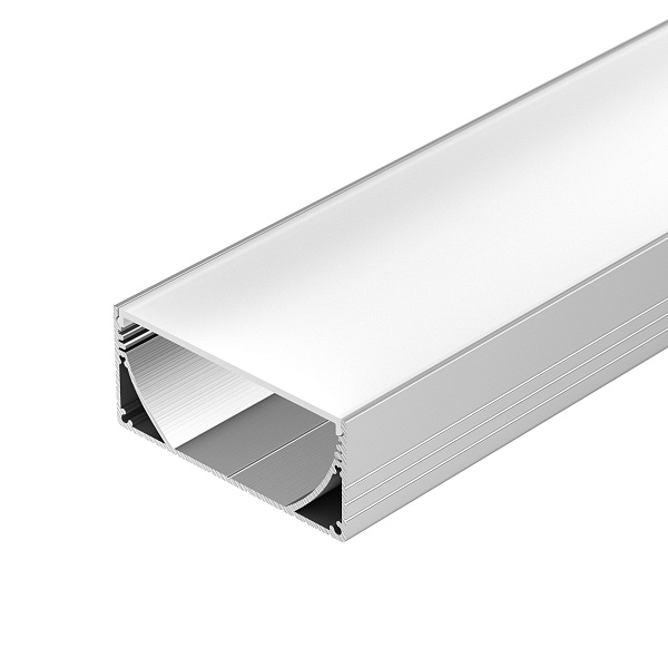 Профиль с экраном ALU-POWER-W80N-2000 ANOD+FROST (Arlight, Алюминий) Lednikoff