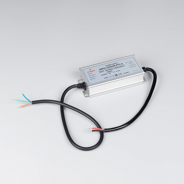Блок питания ARPV-LG24100-PFC-A (24V, 4.17A, 100W) (Arlight, IP67 Металл, 5 лет) Lednikoff