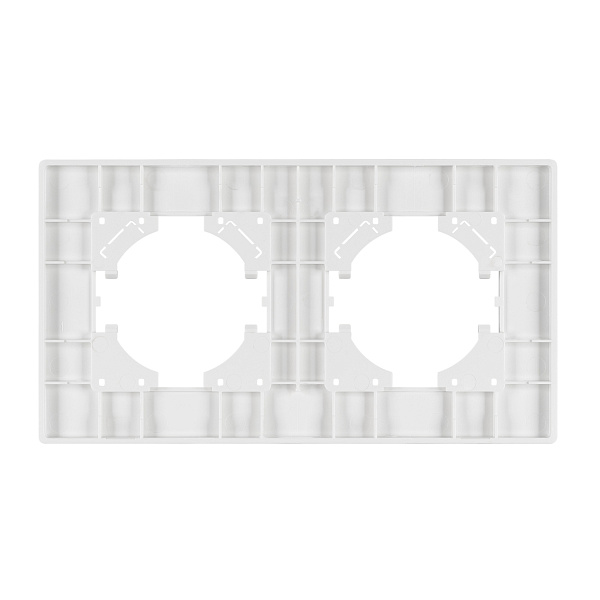 Рамка пластиковая FRM-PERIO-PL-2-BK (Arlight, -) Lednikoff