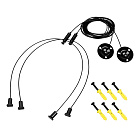 Подвес LINE-6070 2x2m Set BLACK (Pad 9x2mm) (Arlight, Металл) Lednikoff