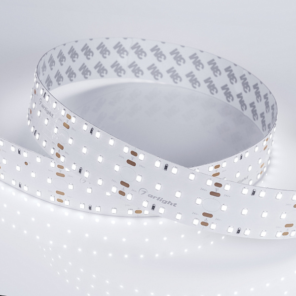 Светодиодная лента S2-A280-34mm 24V White6000 (25 W/m, IP20, 2835, 2.5m) (Arlight, 25 Вт/м, IP20) Lednikoff