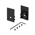 Заглушка SL-COMFORT-2542 BLACK c отверстием (Arlight, Металл) Lednikoff