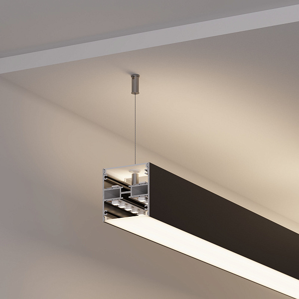 Профиль LINE-5050-DUAL-3000 ANOD (Arlight, Алюминий) Lednikoff