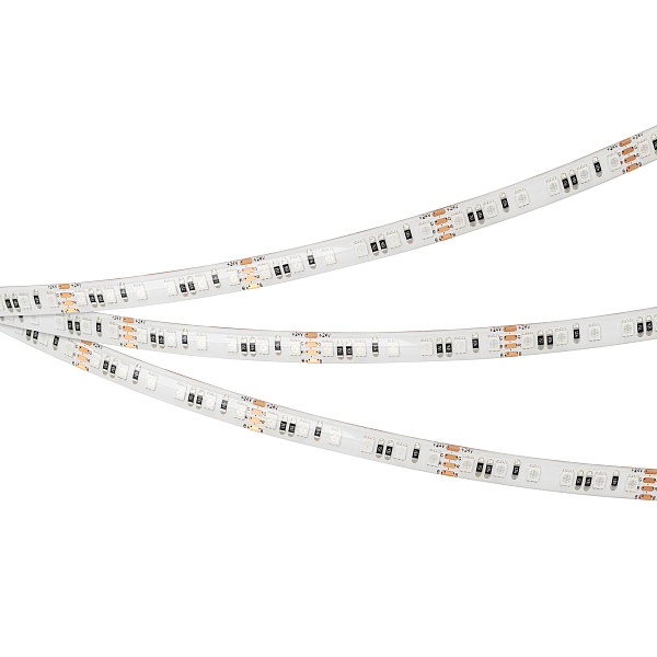 Светодиодная лента герметичная RTW-SE-A120-8mm 24V RGB (12 W/m, IP65, 2835, 5m) (Arlight, 5 лет) Lednikoff